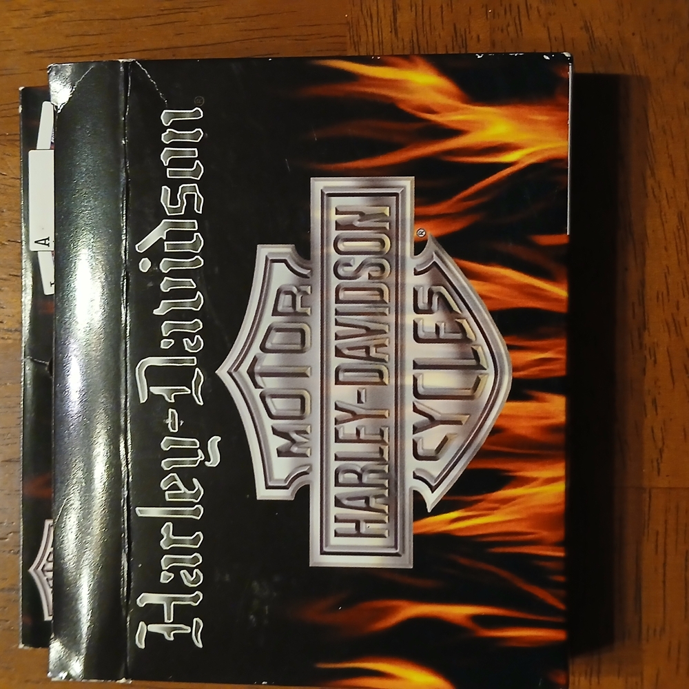 NEW Harley-Davidson Black and Orange Playing Cards